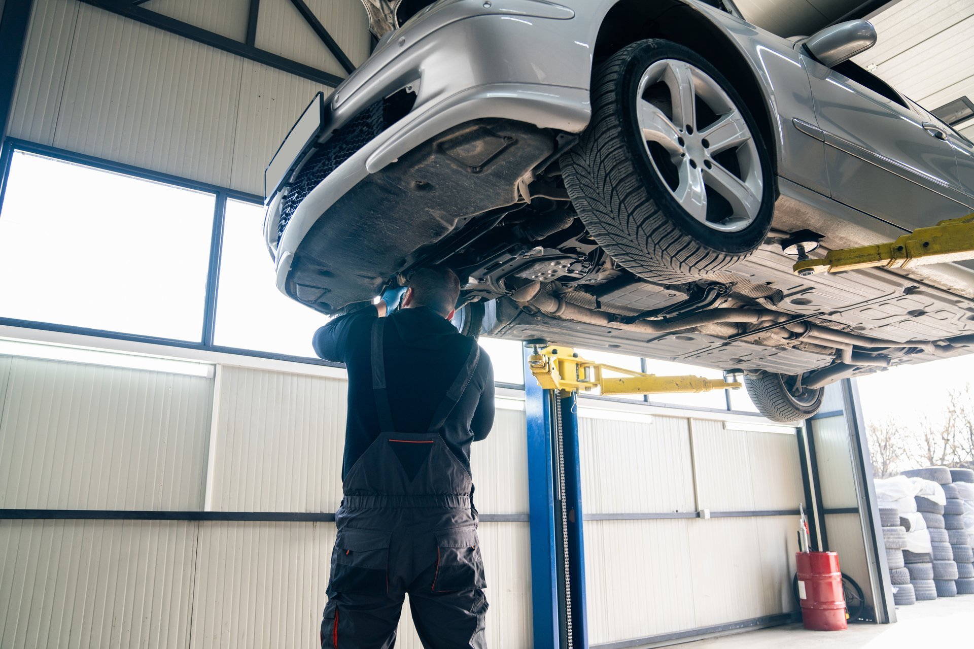 Car service suspension repair
